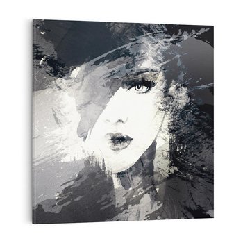 Obraz na płótnie 50x50 - Abstrakcyjna wizja kobiety - abstrakcja, kobieta