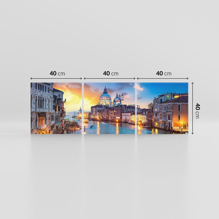 Obraz na płótnie 120x40 - Wenecja: miasto zakochanych - Wenecja, Włochy
