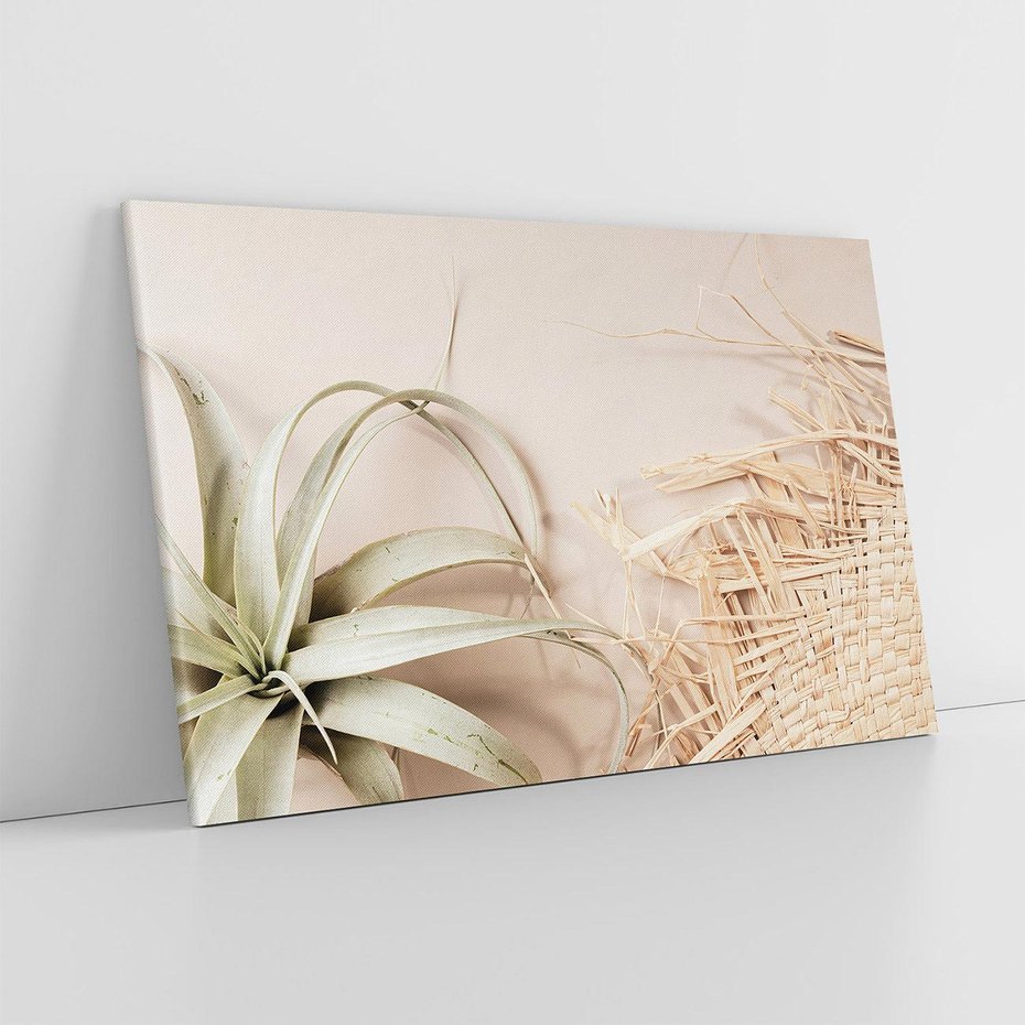 Obraz na płótnie 120x80 - Boho urok suchych liści - suche, liście