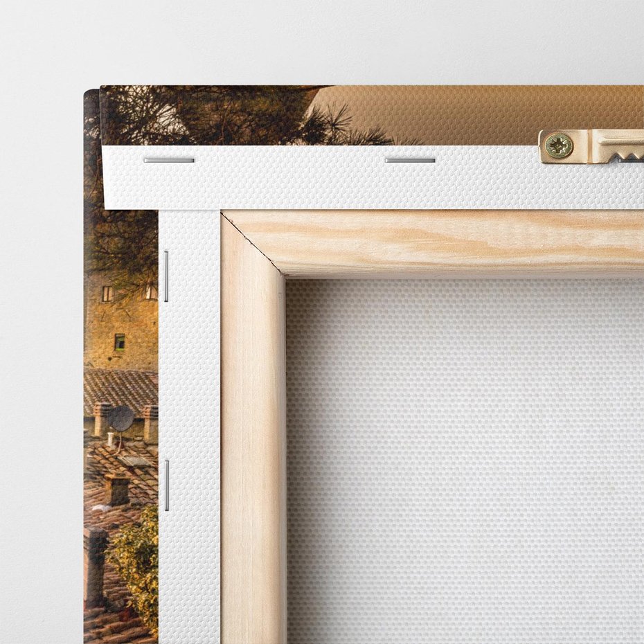 Obraz na płótnie 40x40 - Urok włoskiej przyrody - toscania, Włochy