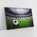 Obraz na płótnie 70x50 - Piłka nożna: pasja na stadionie - piłka, nożna