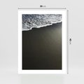 Plakat bez ramy 30x40 - Morskie Fale na Plaży - plaża, morskie fale omywają piasek