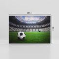 Obraz na płótnie 120x80 - Piłka nożna: pasja na stadionie - piłka, nożna
