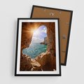 Plakat w ramie 50x70 - Potęga Natury - morze, klify - rama czarna