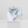 Obraz na płótnie 80x80 - Abstrakcyjne Przestrzenie - geometria, 3D