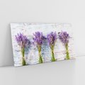 Obraz na płótnie 100x50 - Urok lawendowych pól - lawenda, kawiaty