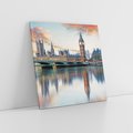 Obraz na płótnie 80x80 - ikona Big Benu - Londyn, Big Ben