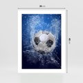 Plakat bez ramy 30x40 - Młodzieżowy Zapał - piłka, młodzieżowy