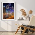 Plakat bez ramy 30x40 - Fajerwerki Nowego Roku - nowy rok, fajerwerki