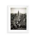 Plakat w ramie 30x40 - Dusza wielkiego miasta - Manhattan, Nowy Jork - rama biała