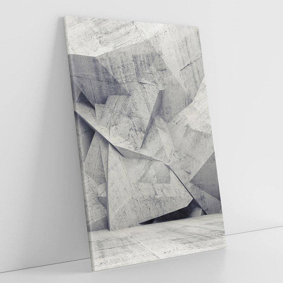 Obraz na płótnie 70x100 - Architektura w trójwymiarowym wymiarze - architektura, 3D