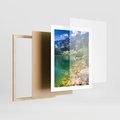Plakat w ramie 40x50 - Mistyczne Połączenie - jezioro, góry - rama drewno