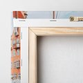 Obraz na płótnie 80x80 - Wibracje Miejskiego Klimatu - Dania, Kopehaga