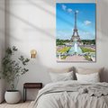 Obraz na płótnie 70x100 - Wieża Eiffla - Eiffla, Paryż