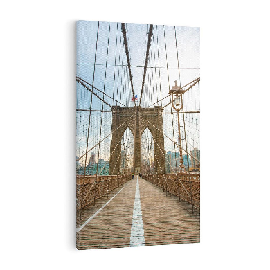 Obraz na płótnie 70x100 - Duch Manhattanu - most, Nowy Jork