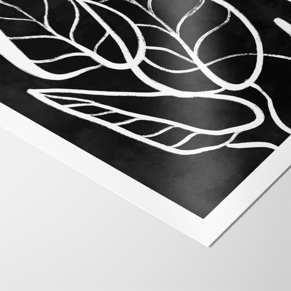 Plakat bez ramy 40x50 - Lustrzane Odbicie - mroczna sztuka, minimalizm