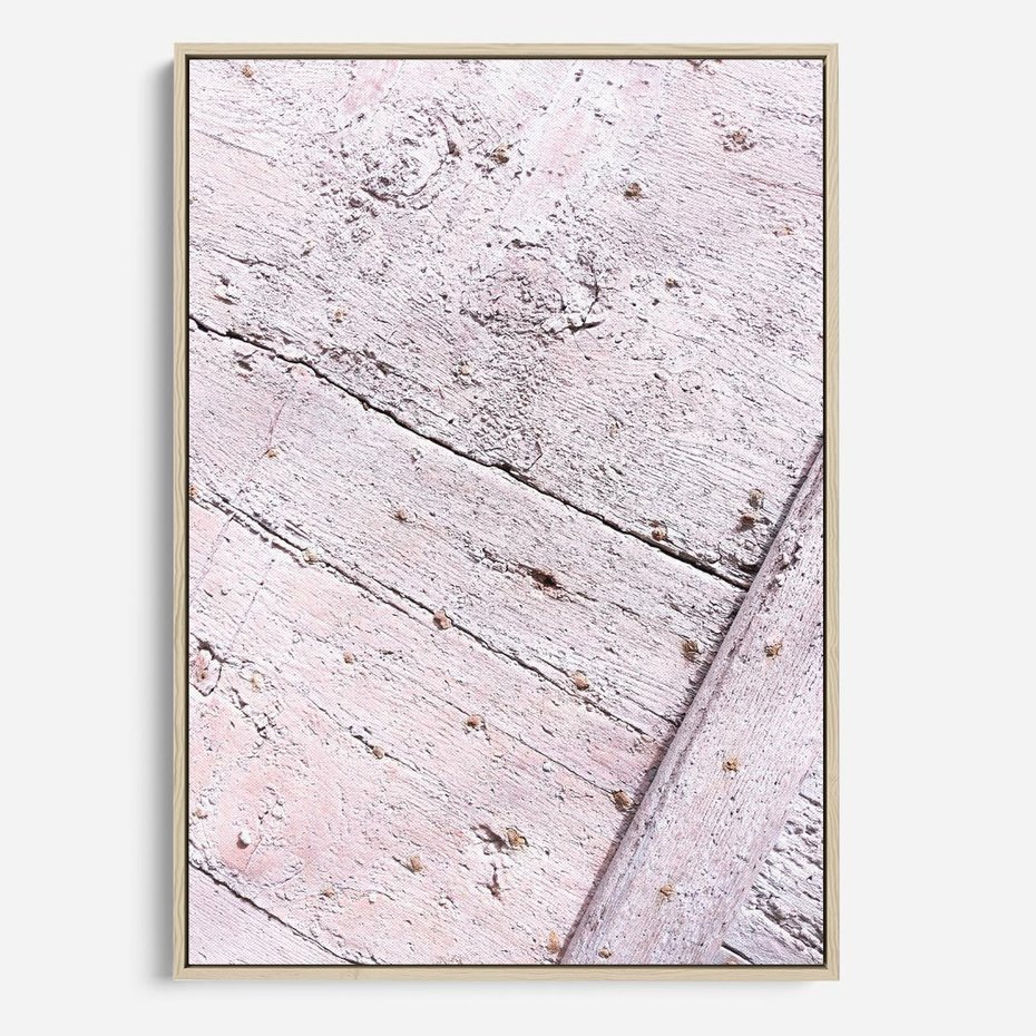 Obraz w ramie 50x70 - Nowoczesna Elegancja - beton, struktura - rama drewno