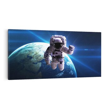 Obraz na płótnie 140x70 - Kosmiczna przygoda - kosmos, astronauta