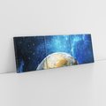 Obraz na płótnie 150x50 - Kosmiczne Horyzonty - Ziemia, kosmos