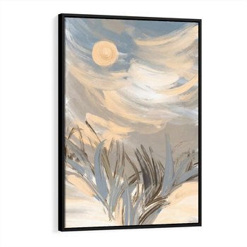 Obraz w ramie 50x70 - Światłości Taniec - akwarela, obraz - rama czarna