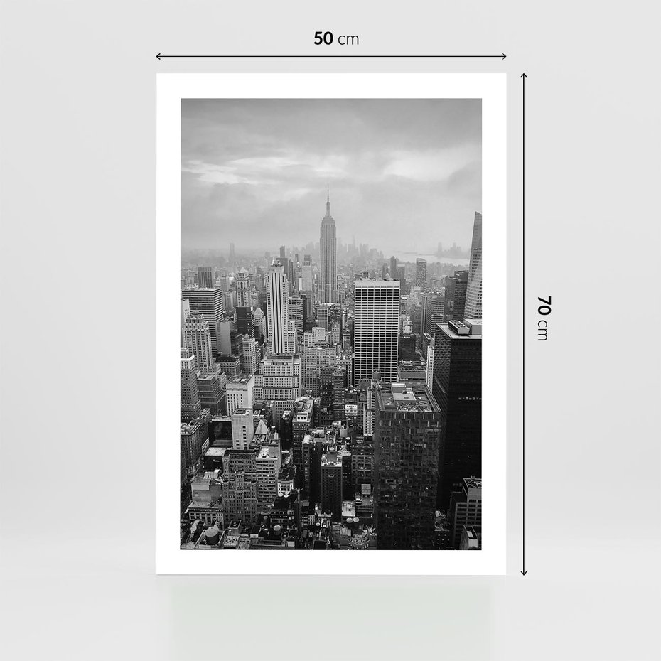 Plakat bez ramy 50x70 - Majestatyczne Wysokości - Nowy Jork, wieżowce