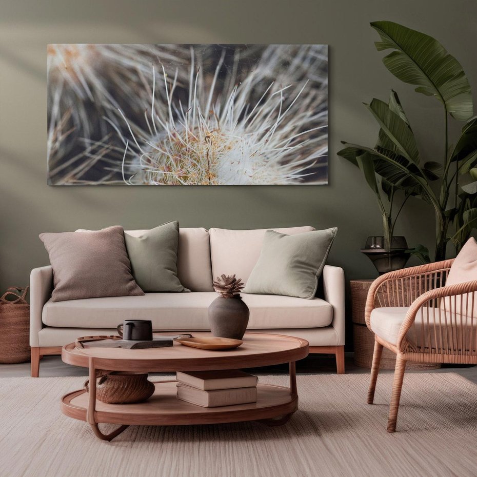 Obraz na płótnie 120x60 - Ulotna Piękność Natury - makro, dmuchawce