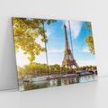 Obraz na płótnie 120x80 - Romantyczny Paryż pod Wieżą Eiffla - Paryż, Wieża