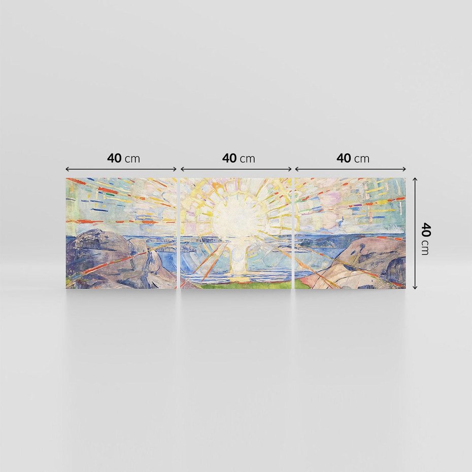 Obraz na płótnie 120x40 - "Solenintro" (1912-1913) Edvard Munch - Reprodukcja - reprodukcja, obraz na płótnie