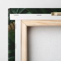 Obraz na płótnie 60x60 - Monstera Liście Kwiat - monstera, liście