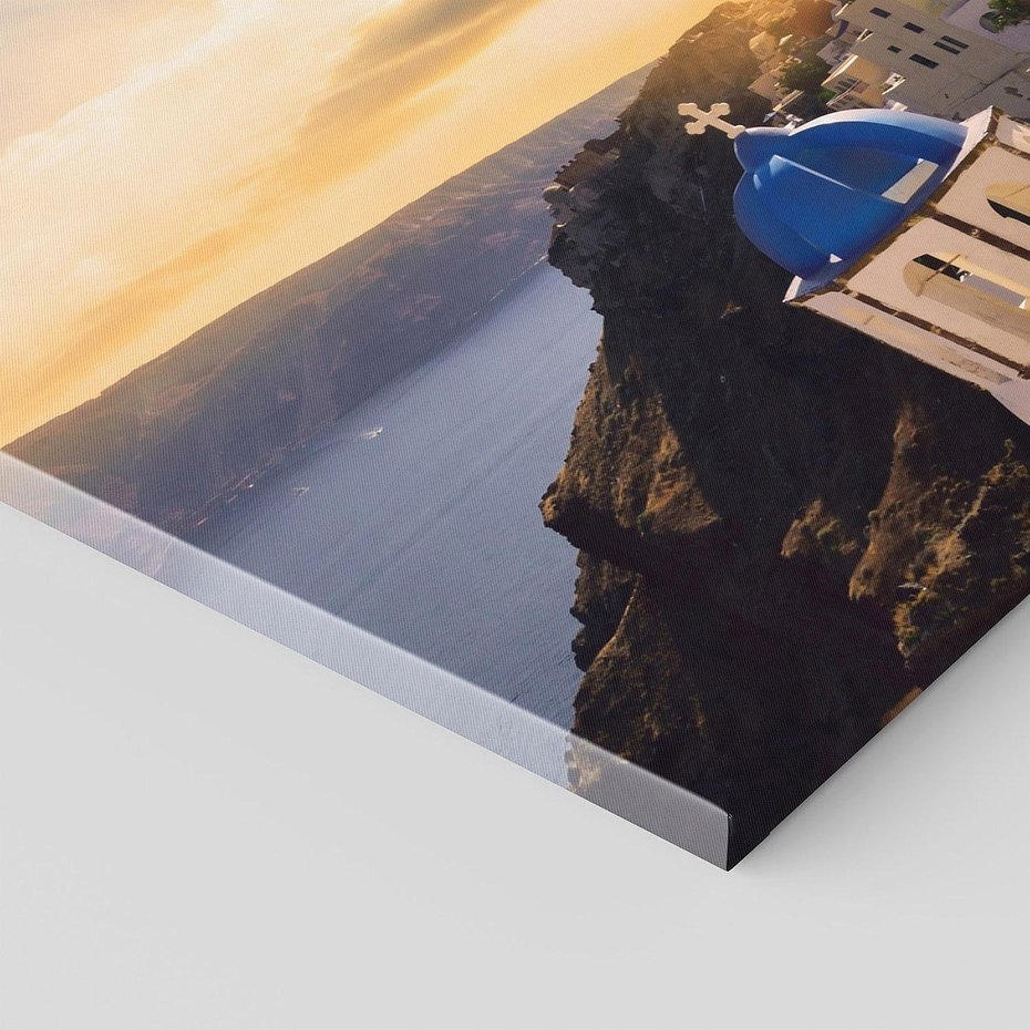 Obraz na płótnie 100x50 - Błękitna oaza w Grecji - Santorini, Grecja