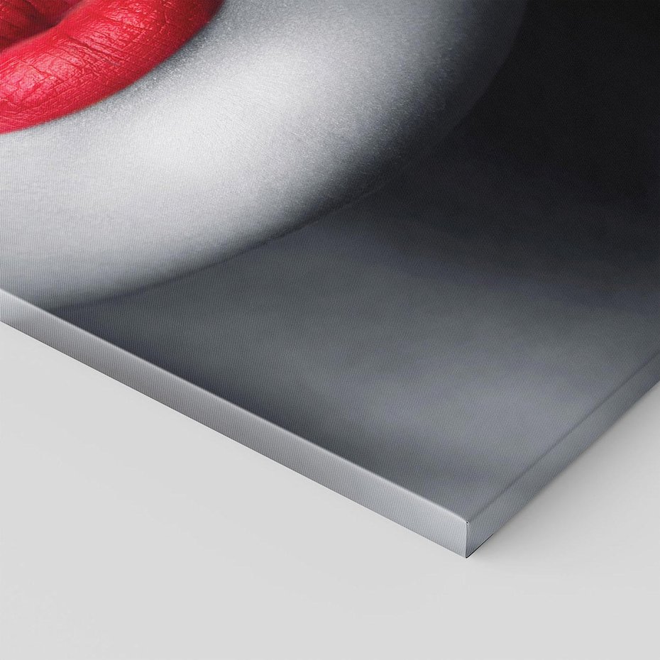 Obraz na płótnie 80x120 - Piękno usta i szminka - usta, szminka