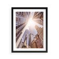 Plakat w ramie 40x50 - Oczami artysty - miasto, perspektywa - rama czarna