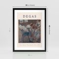 Plakat w ramie 30x40 - Elegancja Baletu na Plakacie - reprodukcja, degas - rama czarna