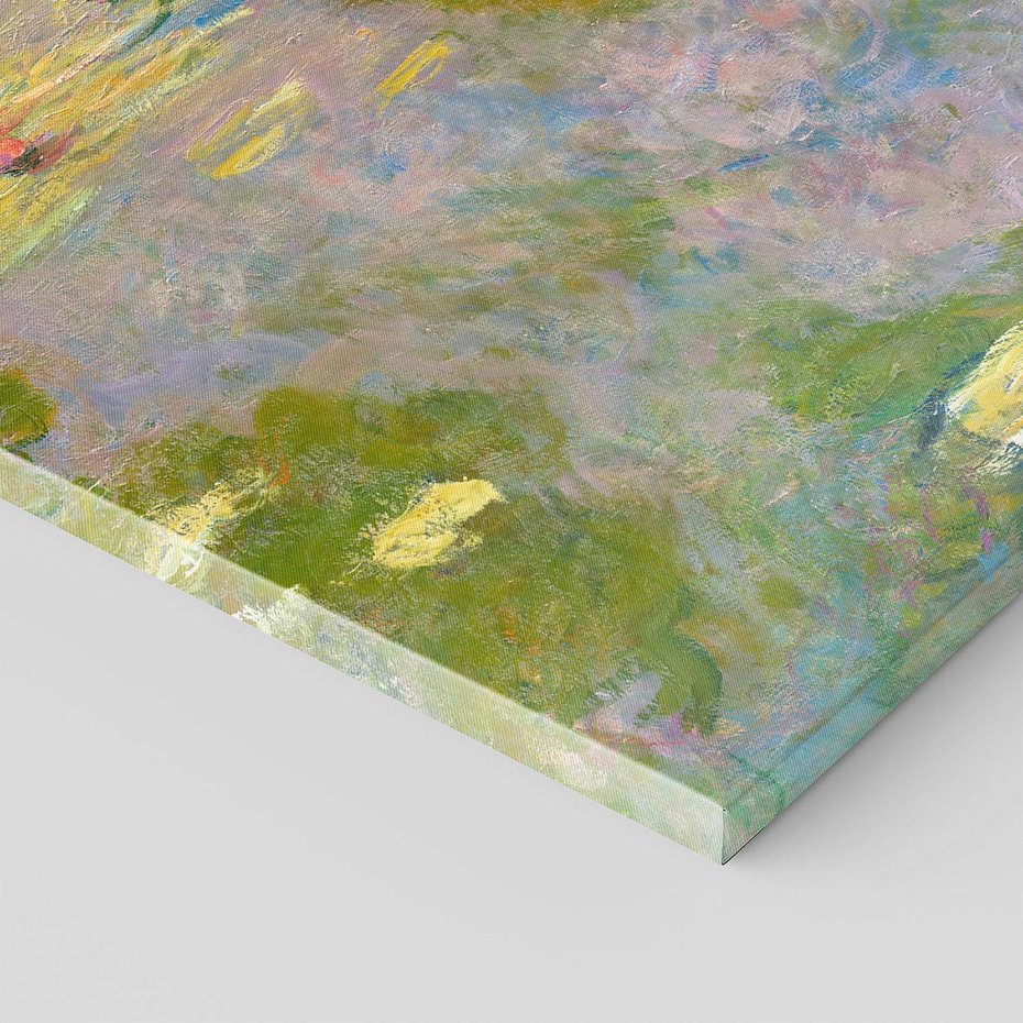 Obraz na płótnie 50x50 - "Lilie wodne" (1919), Claude Monet - Reprodukcja - reprodukcja, obraz na płótnie