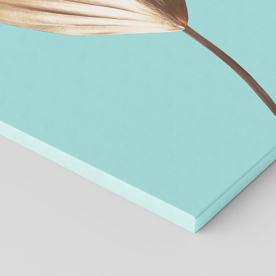 Obraz na płótnie 80x120 - Delikatna Harmonia - złote, liście