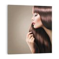 Obraz na płótnie 50x50 - Piękno fryzury - włosy, fryzura