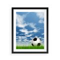 Plakat w ramie 40x50 - Piłkarska Pasja - piłka, nożna - rama czarna