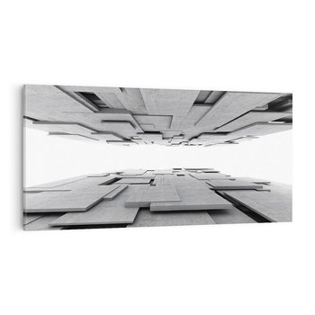 Obraz na płótnie 120x60 - Architektura 3D - architektura, 3D