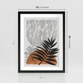 Plakat w ramie 30x40 - Sztuka Połączona - nowoczesna sztuka, modern - rama czarna