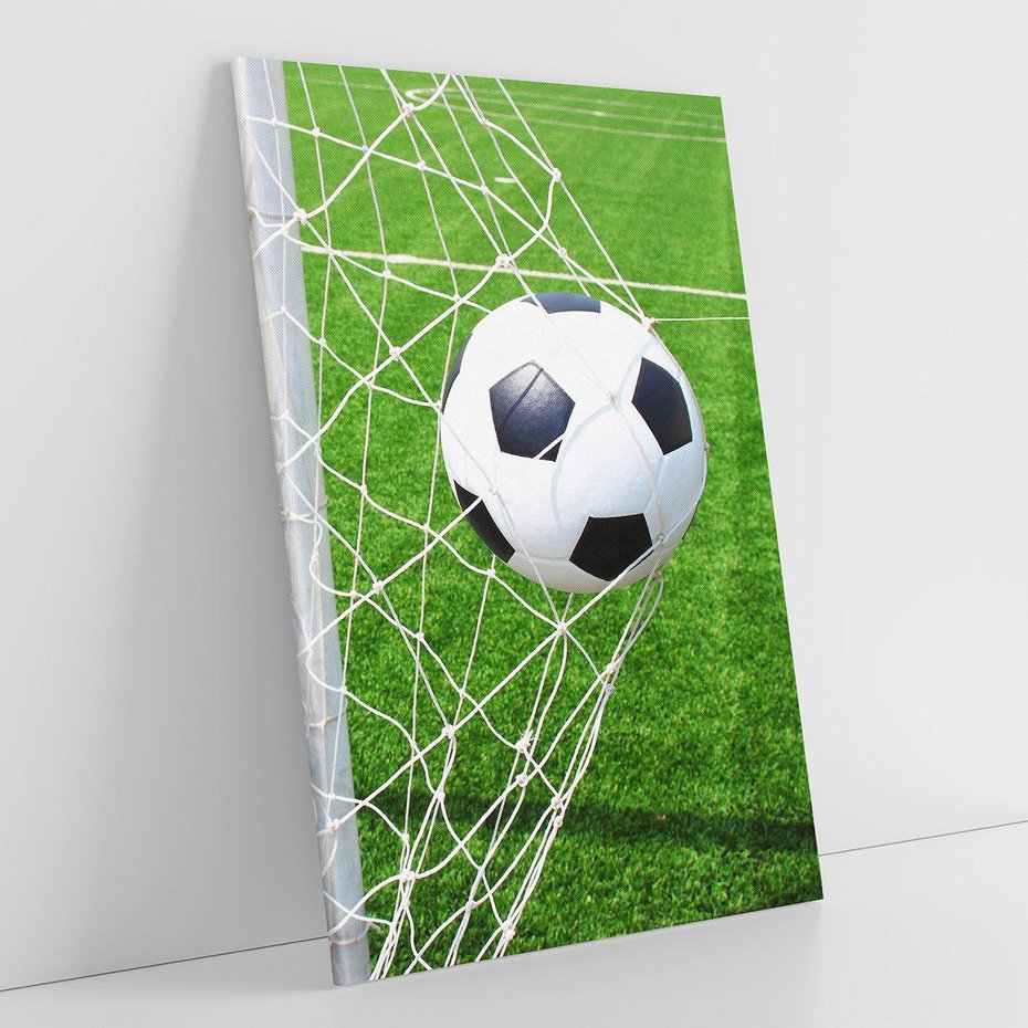 Obraz na płótnie 50x70 - Namiętność Piłki i Gola - piłka nożna, gol