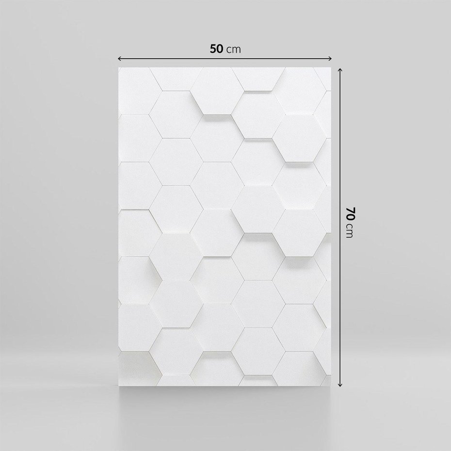 Obraz na płótnie 50x70 - Intrygujący Wymiar - geometria, 3D