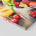 Obraz na płótnie 70x70 - Kulinarne rozkosze - miska, owoce