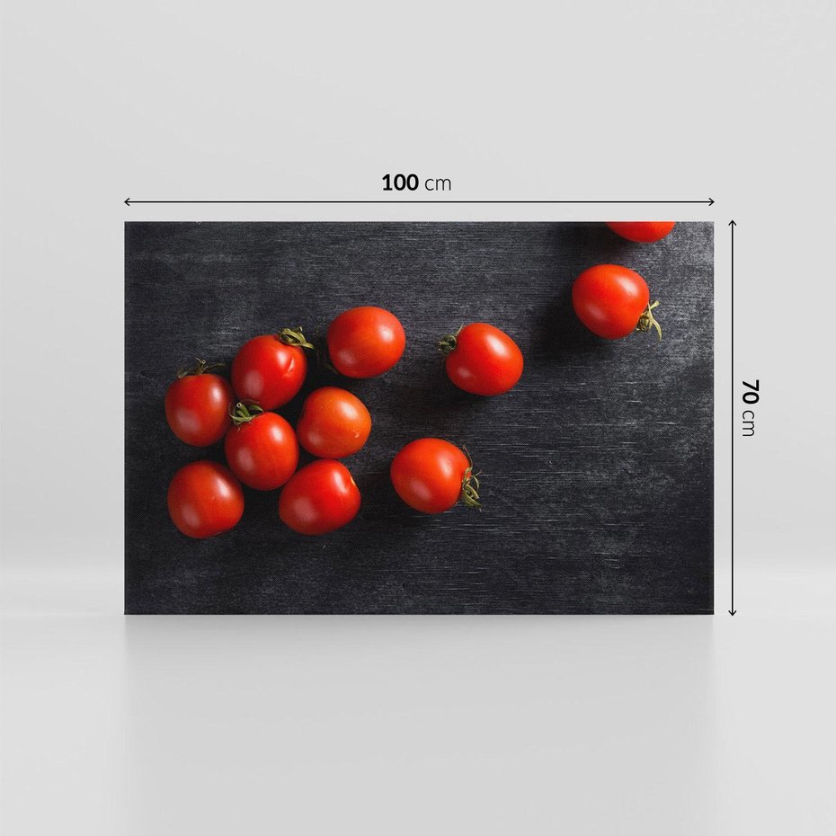 Obraz na płótnie 100x70 - Świeżość Smaku - pomidory, kuchnia