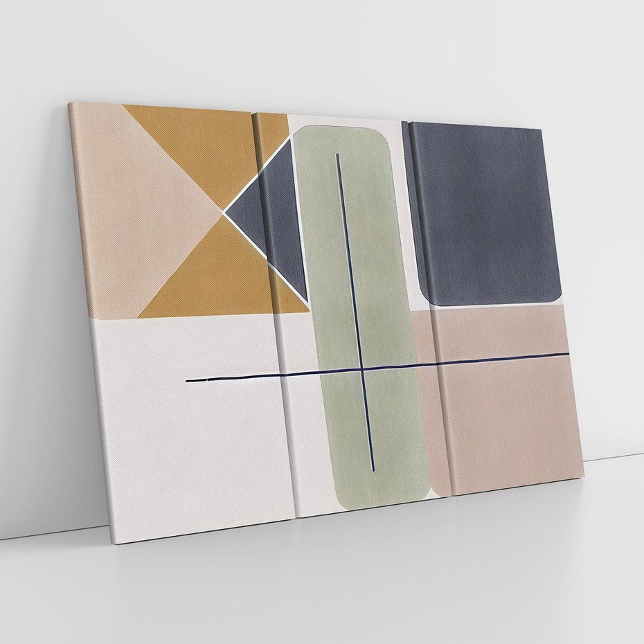 Obraz na płótnie 120x80 - Sztuka Abstrakcji - geometryczne kształty, kolorowe prostokąty