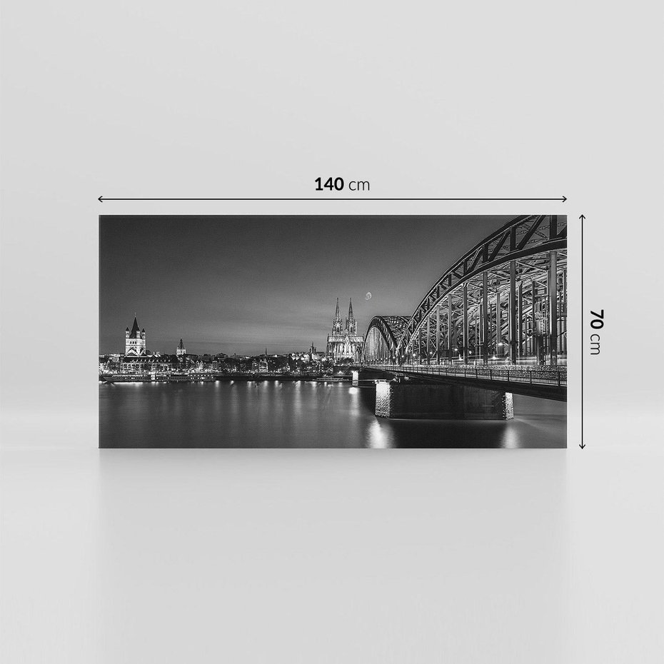 Obraz na płótnie 140x70 - Harmonia architektury - most, Niemcy