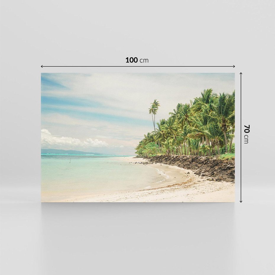 Obraz na płótnie 100x70 - Uczta Egzotycznych Marzeń - fotografia, rajska plaża