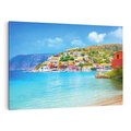 Obraz na płótnie 120x80 - Urok greckich wysp nad morzem - Grecja, morze
