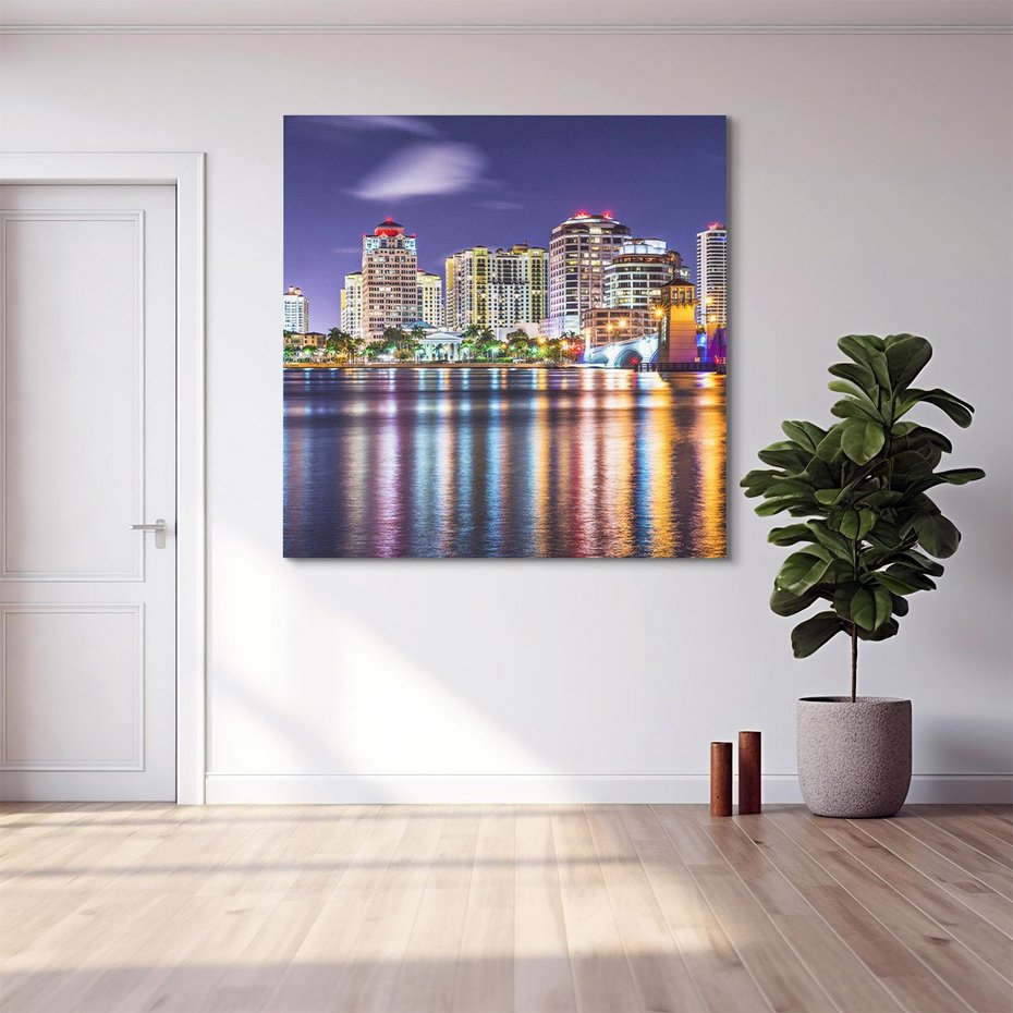 Obraz na płótnie 40x40 - Floryda - Miasto pełne energii - Floryda, USA