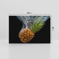 Obraz na płótnie 120x80 - Ananas Egzotyczne Cudo - ananas, owoc