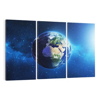 Obraz na płótnie 120x80 - Kosmiczna podróż: Ziemia jako planeta - kosmos, ziemia